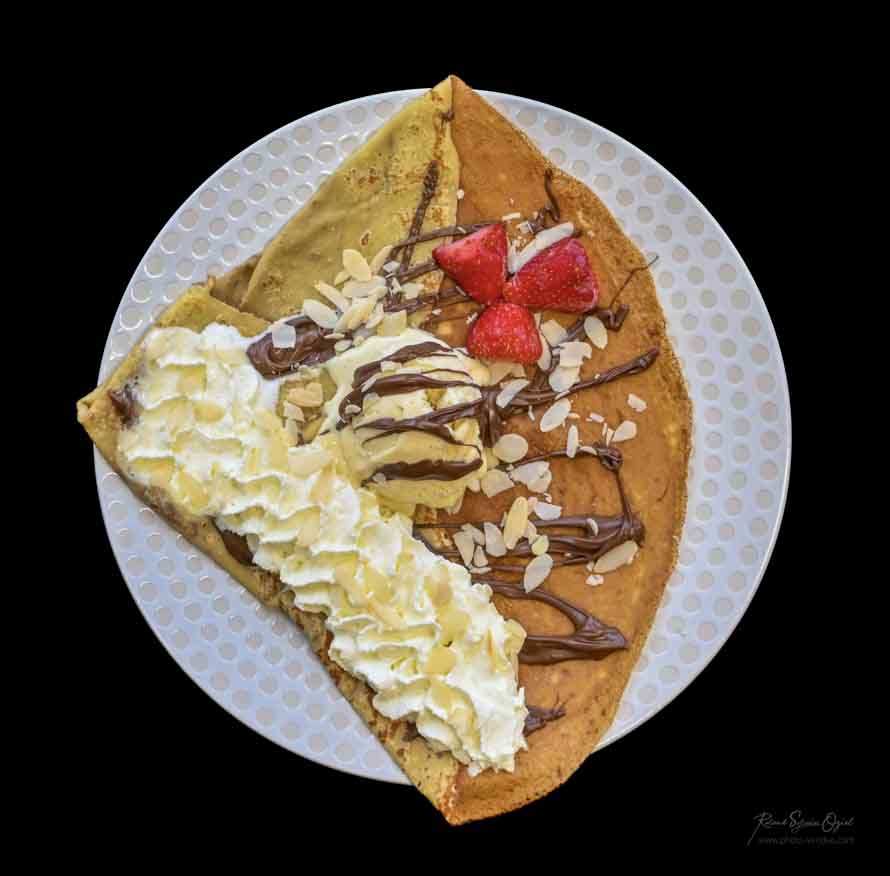 Photo professionnelle de crêpe