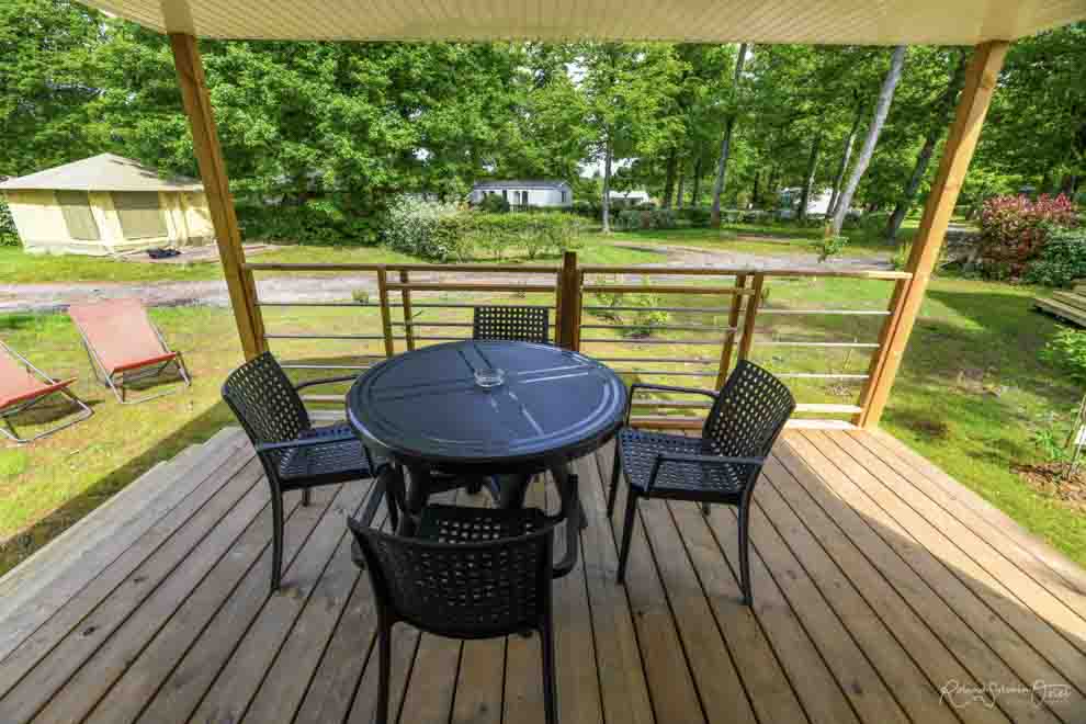 Photo de la terrasse de mobil-home
