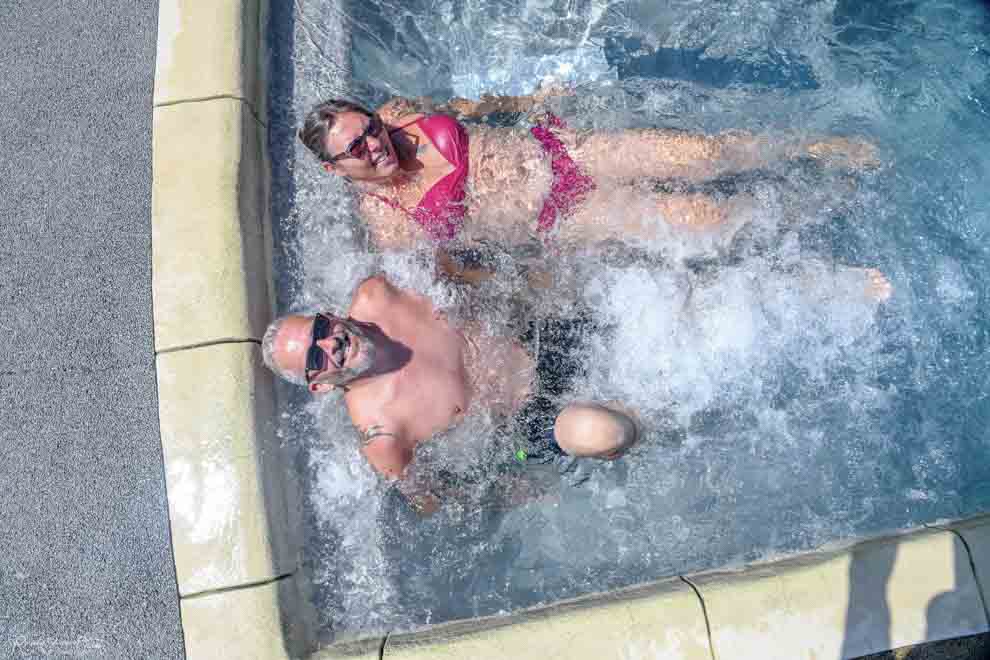 Photo de vacanciers 