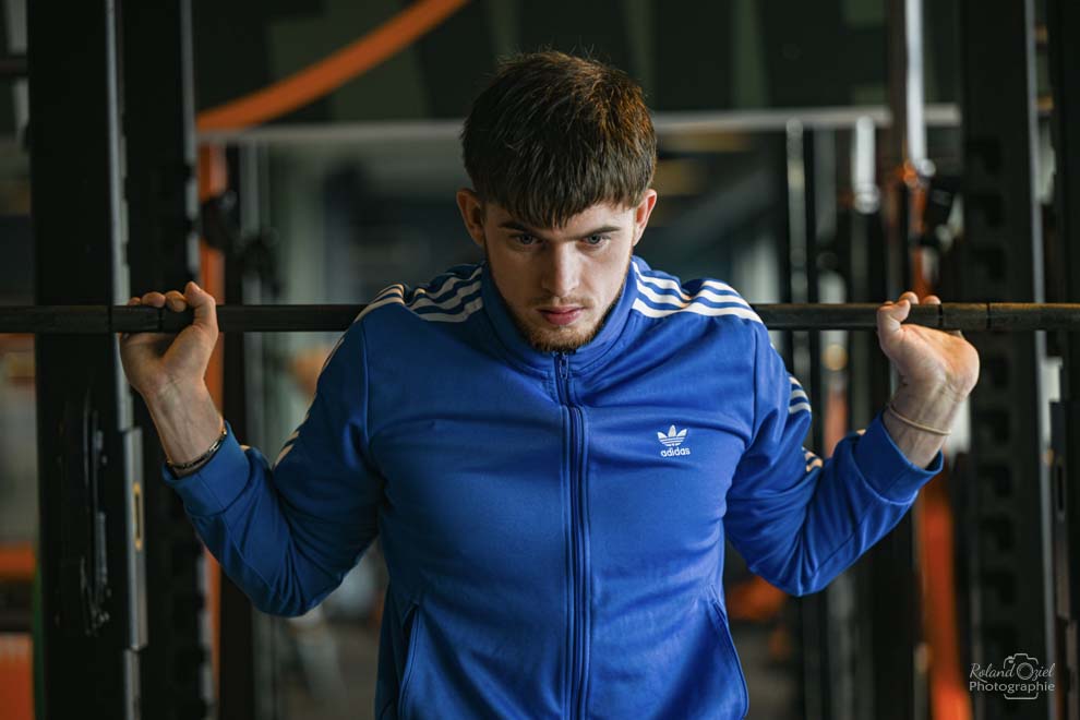 Shooting photo en salle de sport
