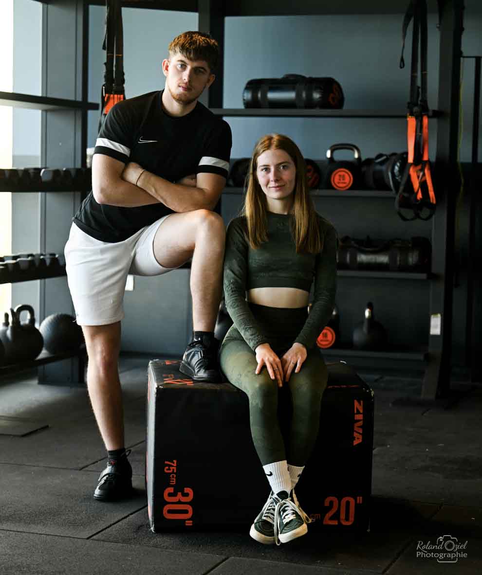 Séance photo en salle de fitness les sables d&apos;olonne