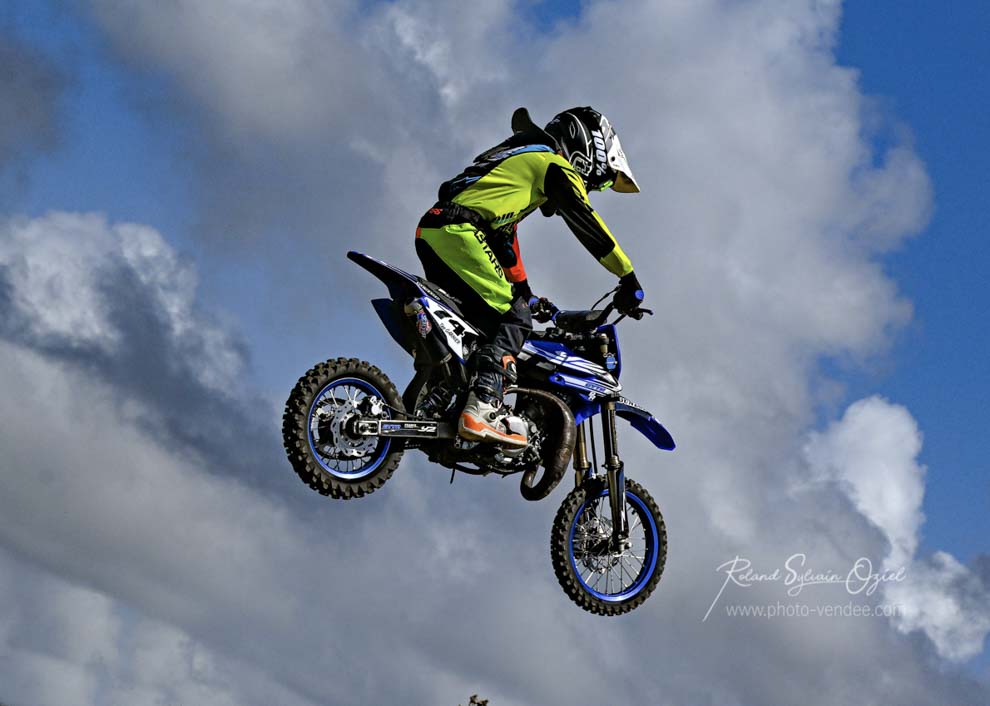 Photographe sportif de vendée en motocross