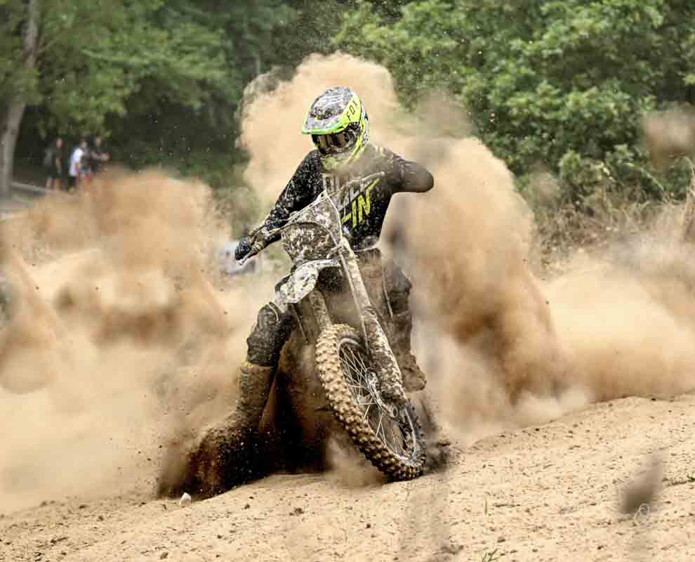 Photographie sportive en motocross