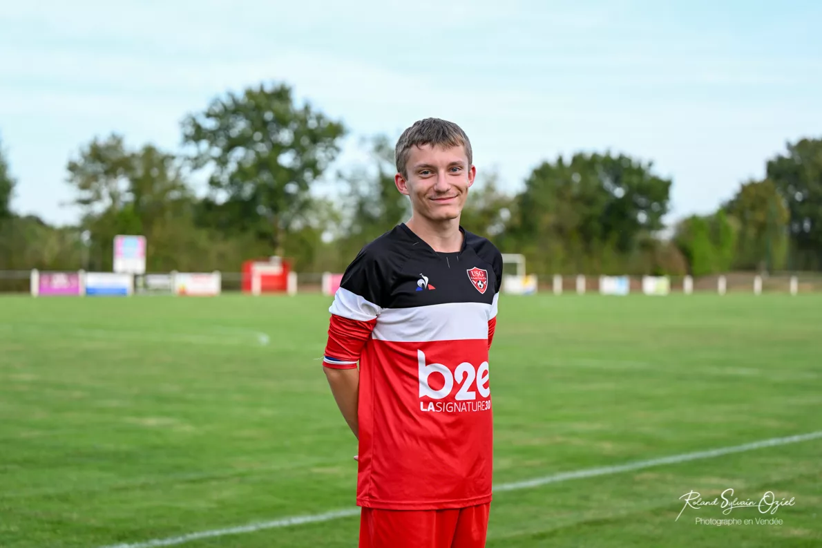 Photographie de joueur de foot