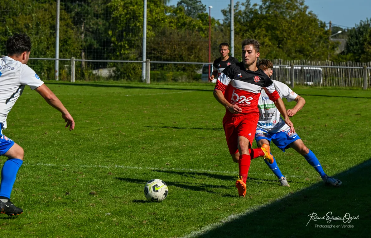 Footballeur en train de jouer