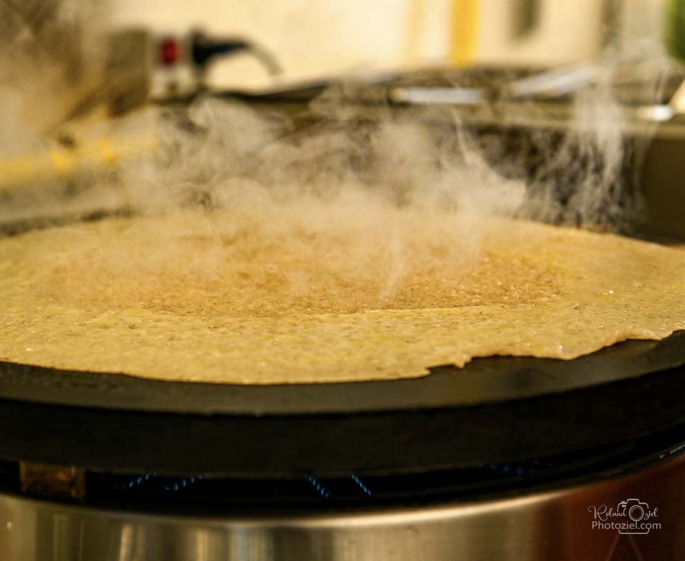 Photo de crèpe en train de fumer