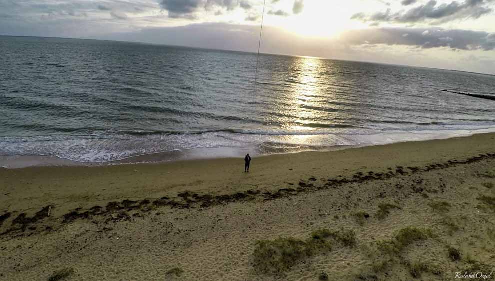 Photographie aérienne par cerf-volant en Vendée