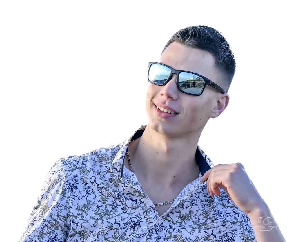 Shooting photo homme avec Johan en Vendée
