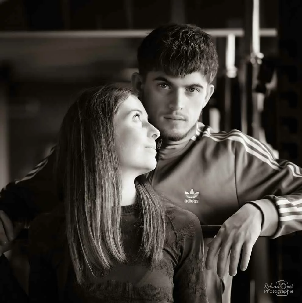 Shooting photo couple et sport en Vendée