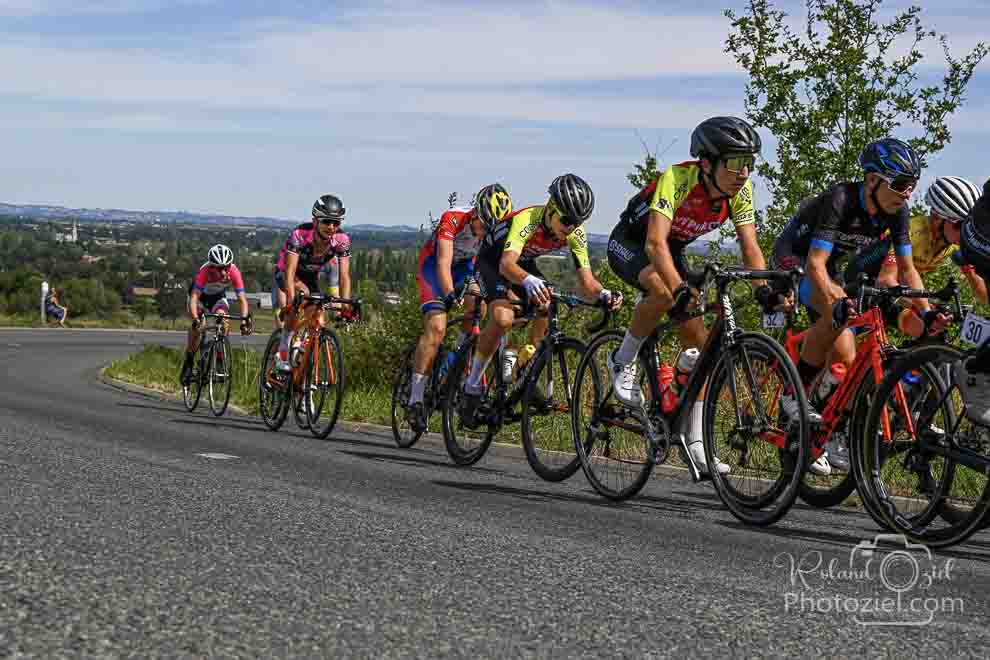 Photographies de course de vélo en vendée