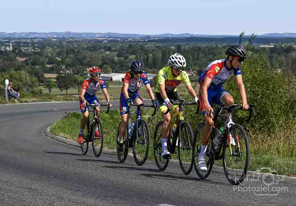 Photographe de tour de vendée à vélo