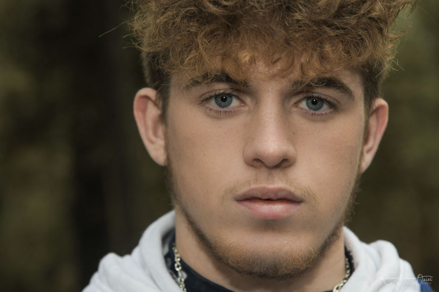 Shooting photo gros plan sur le visage