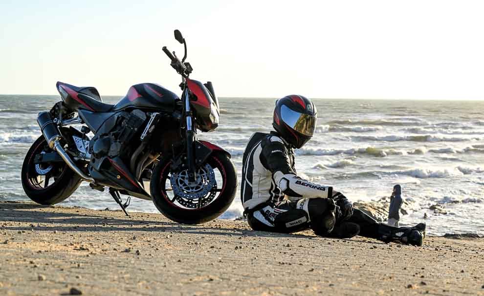 Shooting photo pour motard