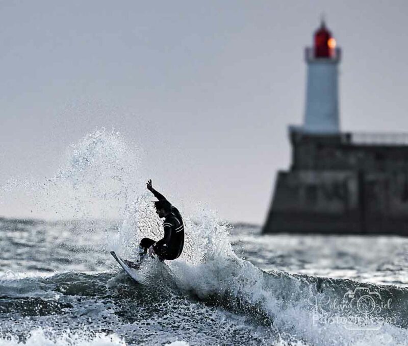 Session de surf aux sables d'olonne