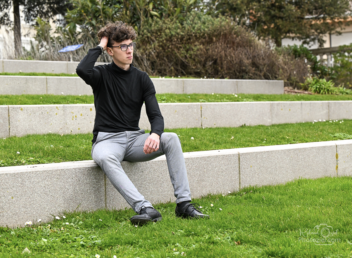 Photographie d&apos;un jeune homme