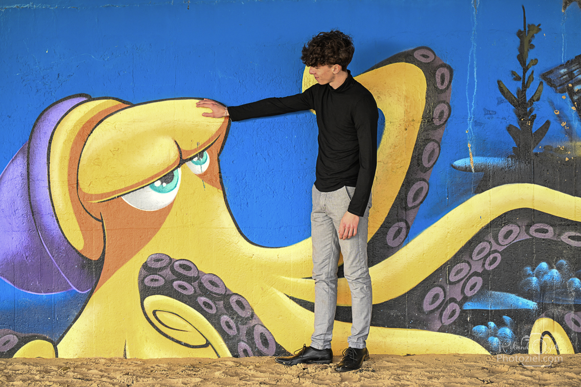 Séance photo sous le remblai des Sables d&apos;Olonne