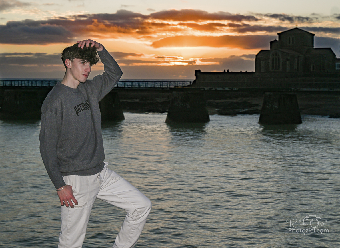 Shooting photo jeune homme les sables d&apos;olonne